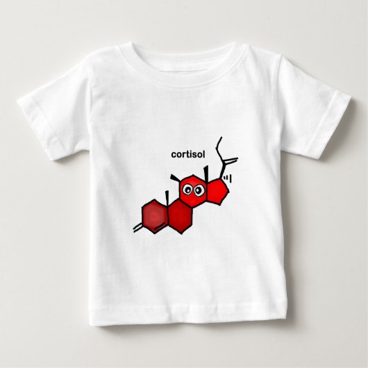 T-shirt Pour Bébé Cortisol (Devant)