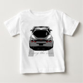 T-shirt Pour Bébé Corvette "apprécient la vue. " (Devant)