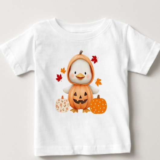 T-shirt Pour Bébé Costume Citrouille de canard bébé