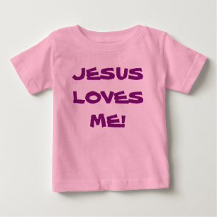 T-shirt Pour Bébé Costume corporel pour bébé Tutu - Jésus m'aime
