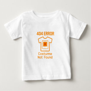 T-shirt Pour Bébé costume d'erreur drôle introuvable humour hallowee