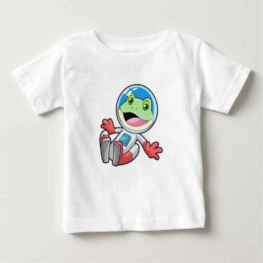T-shirt Pour Bébé Costume spatial de l'astronaute de grenouille (Devant)