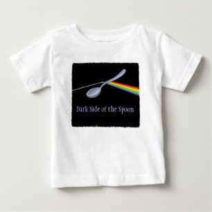 T-shirt Pour Bébé Côté en noir drôle de la pièce en t d'enfant e