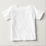 T-shirt Pour Bébé Coton naturel blanc clair<br><div class="desc">T-shirt bébé en coton naturel blanc clair</div>