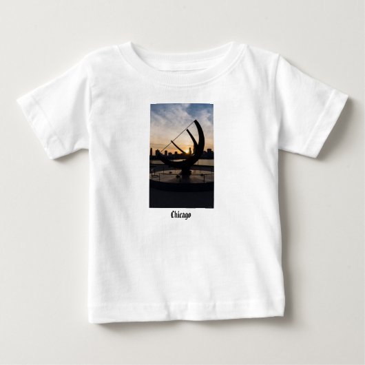 T-shirt Pour Bébé Coucher de soleil (Devant)
