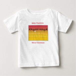 T-shirt Pour Bébé Coucher de soleil tropical magnifique