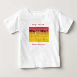 T-shirt Pour Bébé Coucher de soleil tropical magnifique