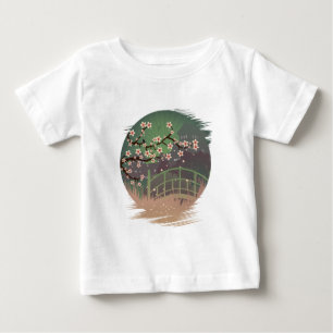 T-shirt Pour Bébé Coucher du soleil sur la fleur