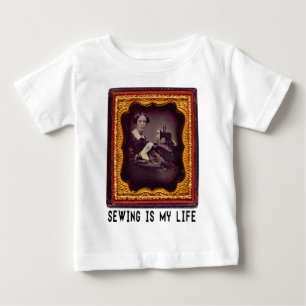 T-shirt Pour Bébé Coudre Est Ma Vie