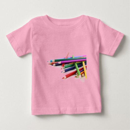 T-shirt Pour Bébé Couleurs Enchantées (Devant)