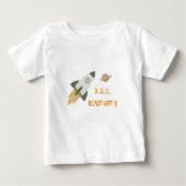 T-shirt Pour Bébé Coup de projecteur Rocket Space Adventure Kids (Devant)