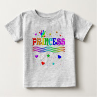 Coupe de dessin animé Art Rainbow Princess Tiara