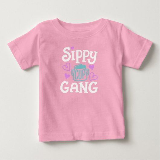 T-shirt Pour Bébé Coupe Sippy (Devant)