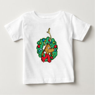 T-shirt Pour Bébé Couronne de Noël de Grinch Max