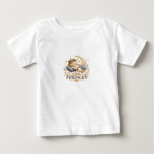 T-shirt Pour Bébé Couronne de Petit Prince Ourson