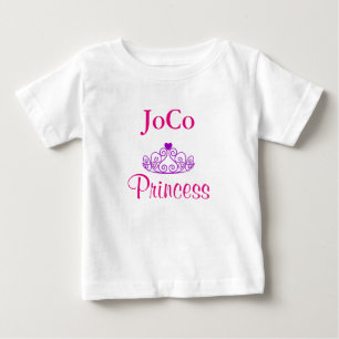 T-shirt Pour Bébé Couronne de princesse JoCo