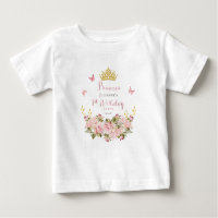 Couronne | Papillons Floral Princess 1er anniversa