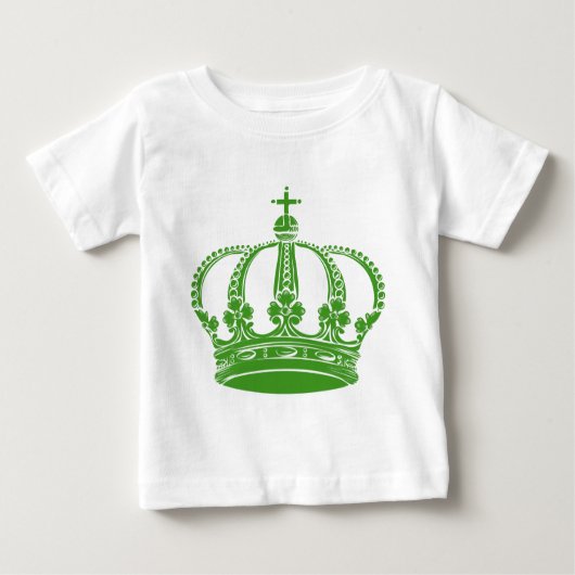 T-shirt Pour Bébé Couronne royale 02 - Avocado Green (Devant)