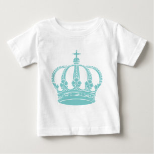 T-shirt Pour Bébé Couronne royale 02 - Bleu clair vert