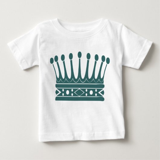 T-shirt Pour Bébé Couronne royale 07 (Devant)