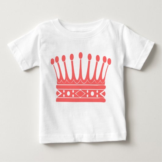 T-shirt Pour Bébé Couronne royale 07 (Devant)
