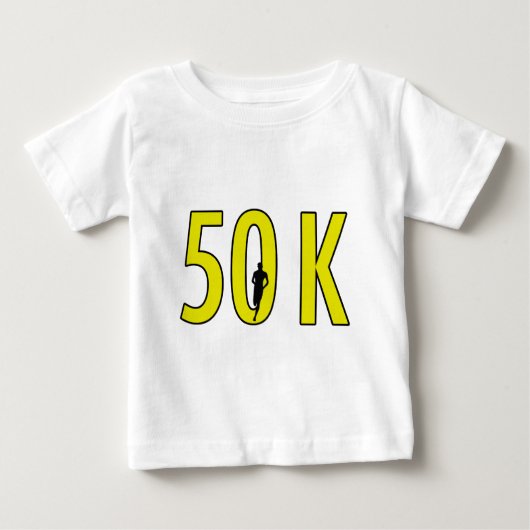 T-shirt Pour Bébé Course de 50 K (Devant)