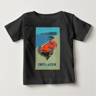 T-shirt Pour Bébé Courses automobiles vintage
