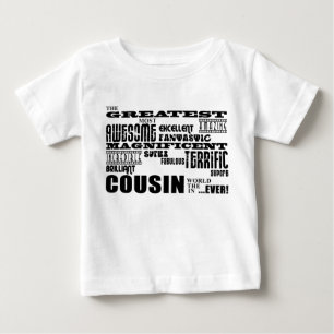 T-shirt Pour Bébé Cousins élégants modernes et d'amusement : Le pl
