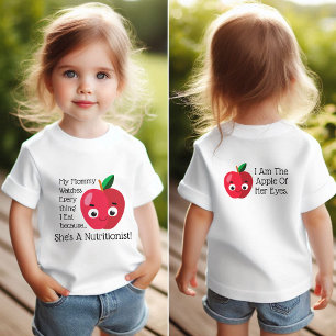 T-shirt Pour Bébé Coute Rouge nutritionniste
