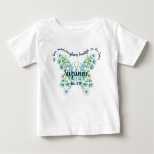 T-shirt Pour Bébé Coutume il a rendu tout beau