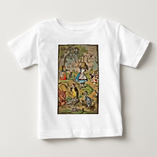 T-shirt Pour Bébé Couverture Alice et amis en détresse (Devant)