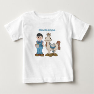 T-shirt Pour Bébé Cow-boy Buckaroo