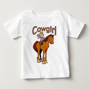 T-shirt Pour Bébé Cow-girl