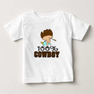 T-shirt Pour Bébé Cowboy 100%