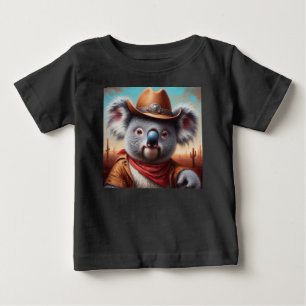 T-shirt Pour Bébé Cowboy Koala
