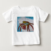 T-shirt Pour Bébé Crabe (Devant)