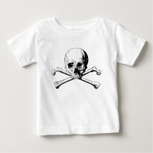 T-shirt Pour Bébé Crâne croisé