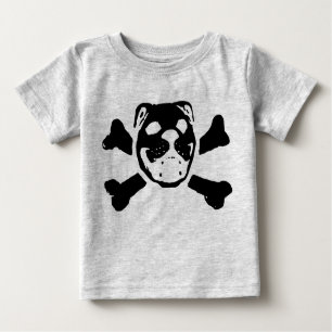 T-shirt Pour Bébé Crâne de bouledogue pour le bébé