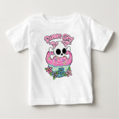 T-shirt Pour Bébé Crâne de fille douce (Devant)