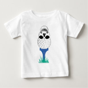T-shirt Pour Bébé Crâne de golf