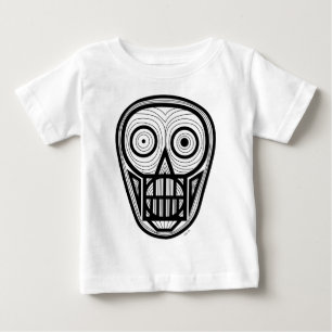 T-shirt Pour Bébé Crâne psychédélique