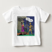 T-shirt Pour Bébé Crash Test Hippie Funny (Devant)