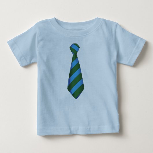 T-shirt Pour Bébé Cravate stupide mignon bébé (Devant)