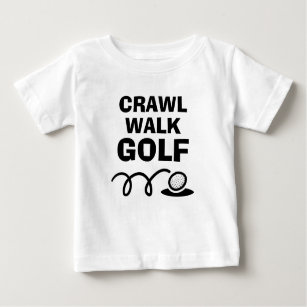 T-shirt Pour Bébé Crawl Walk Golf mignon bébé top pour enfant nouvea