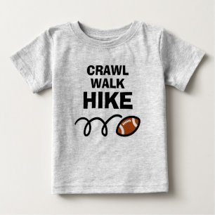 T-shirt Pour Bébé CRAWL WALK RANDONNÉE SPORT DE football américain