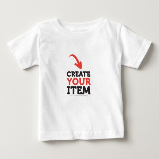 T-shirt Pour Bébé CREATE-YOUR-OWN do-it-yourself Personnaliser téléc (Devant)
