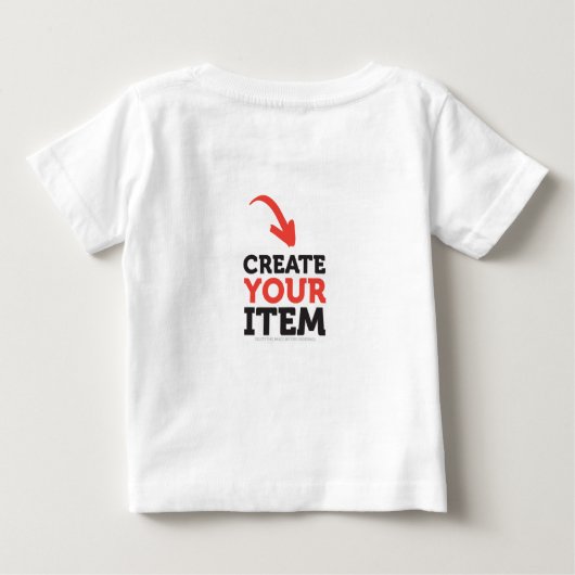T-shirt Pour Bébé CREATE-YOUR-OWN do-it-yourself Personnaliser téléc (Dos)