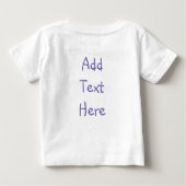 T-shirt Pour Bébé Créature de la fée mauve de sirène (Dos)