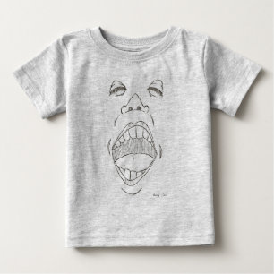 T-shirt Pour Bébé Creeper biologique pour nourrissons "Shout"