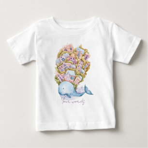 T-shirt Pour Bébé Créer votre propre ville de baleine nautique
